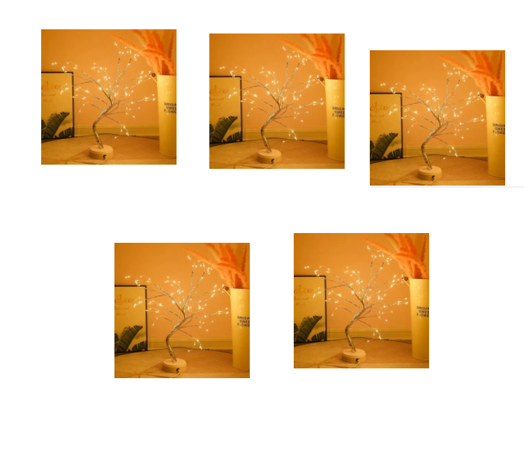 Copper Wire Bedroom Light