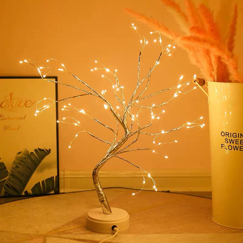 Copper Wire Bedroom Light
