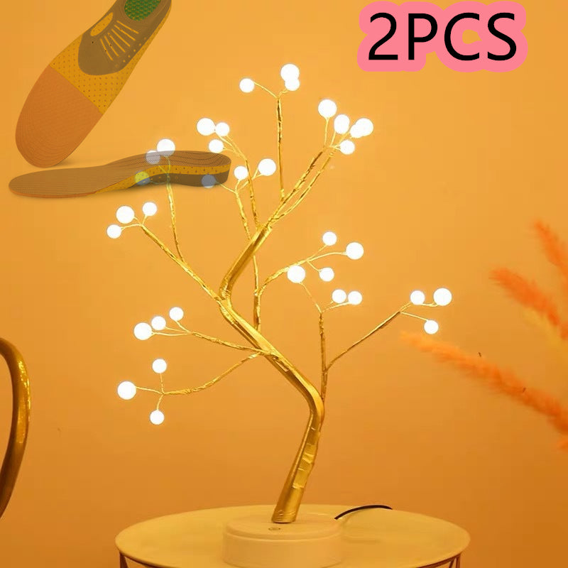 Copper Wire Bedroom Light
