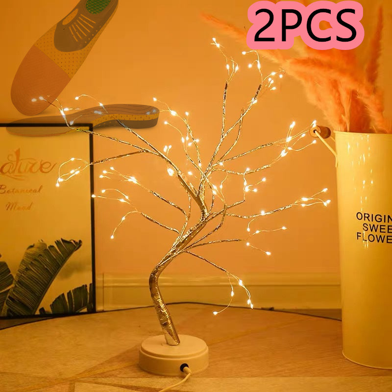 Copper Wire Bedroom Light